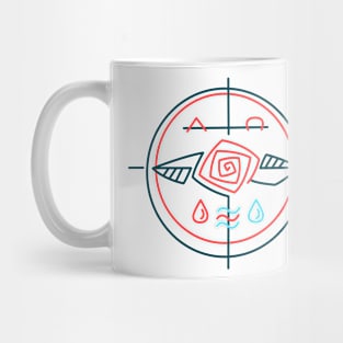 Religious contemporary minimal symbol Mug